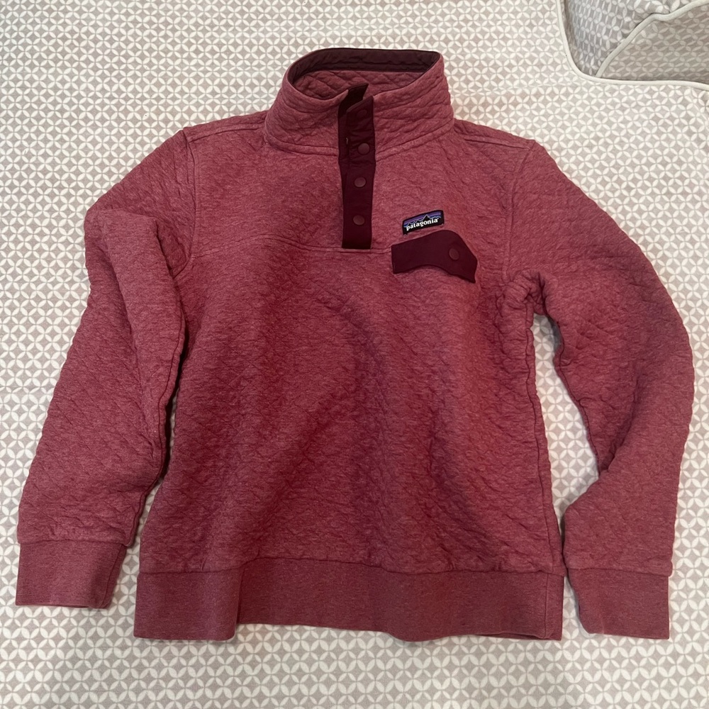 Patagonia Women’s Organic Cotton Quilted Snap-T Sweater, size S